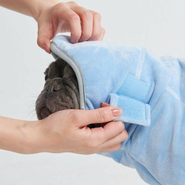 10 Minute Dry Dog Bathrobe | Spark Paws Dog Grooming Dog Grooming Dog Grooming