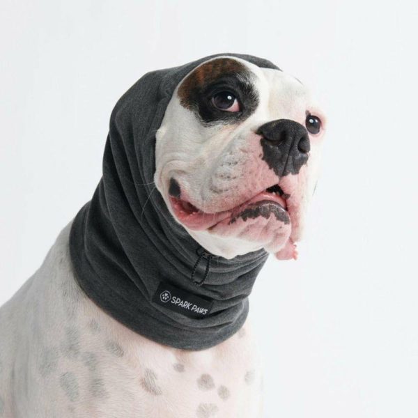 Anxiety Calming Dog Earmuff Protector – Grey | Spark Paws Dog Hats and Accessories Dog Hats & Accessories Dog Hats & Accessories