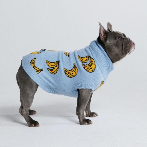 Banana Knit Dog Sweater | Spark Paws Dog Knit Sweaters Dog Knit Sweaters Dog Knit Sweaters