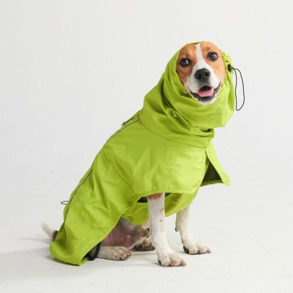 Breatheshield™ Dog Raincoat – Lime Green | Spark Paws Dog Raincoat Dog Raincoat Dog Raincoat