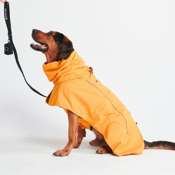 Breatheshield™ Dog Raincoat – Mustard Yellow | Spark Paws Dog Raincoat Dog Raincoat Dog Raincoat