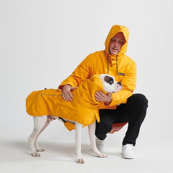 Breatheshield™ Dog Raincoat – Mustard Yellow | Spark Paws Dog Raincoat Dog Raincoat Dog Raincoat