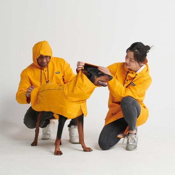 Breatheshield™ Dog Raincoat – Mustard Yellow | Spark Paws Dog Raincoat Dog Raincoat Dog Raincoat