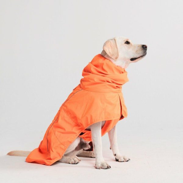 Breatheshield™ Dog Raincoat – Neon Orange | Spark Paws Dog Raincoat Dog Raincoat Dog Raincoat