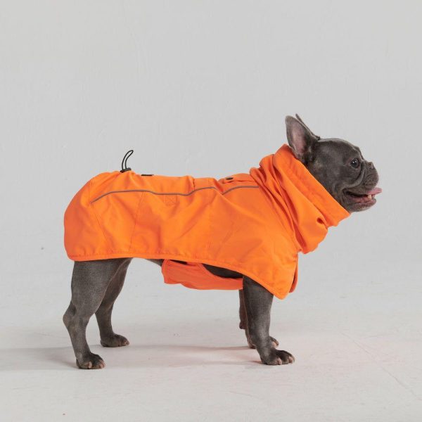 Breatheshield™ Dog Raincoat – Neon Orange | Spark Paws Dog Raincoat Dog Raincoat Dog Raincoat