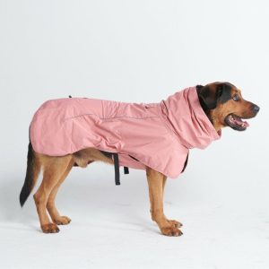 Breatheshield™ Dog Raincoat – Sea Pink | Spark Paws Dog Raincoat Dog Raincoat Dog Raincoat