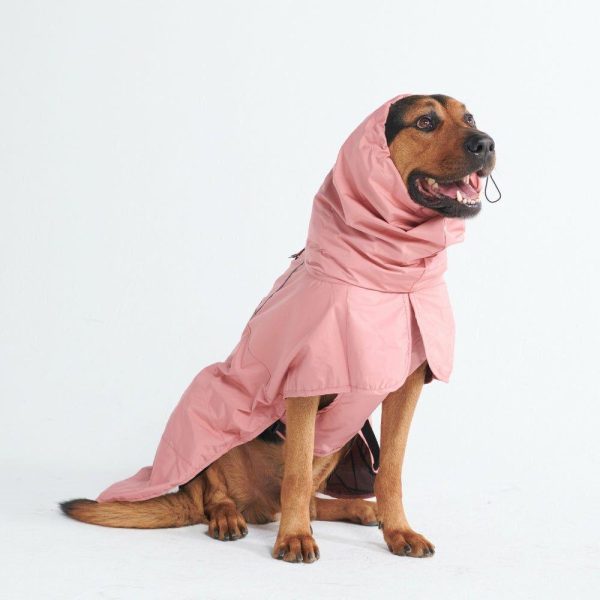 Breatheshield™ Dog Raincoat – Sea Pink | Spark Paws Dog Raincoat Dog Raincoat Dog Raincoat