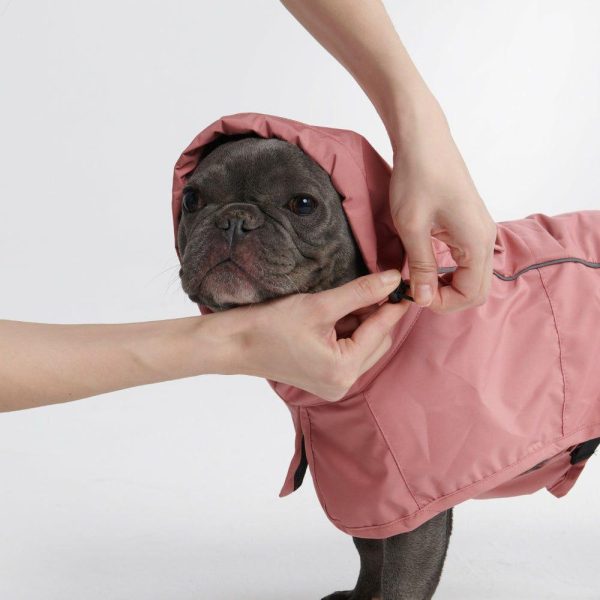 Breatheshield™ Dog Raincoat – Sea Pink | Spark Paws Dog Raincoat Dog Raincoat Dog Raincoat