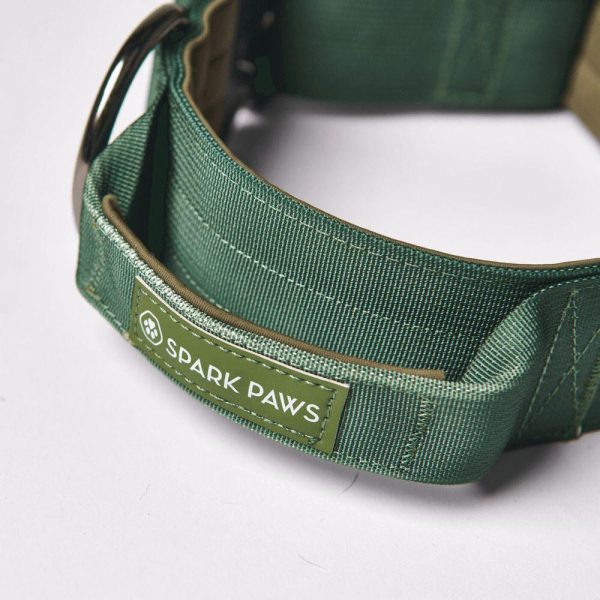 Comfort Control Collar – Army Green | Spark Paws Comfort Control Dog Collar Comfort Control Dog Collar Army Green