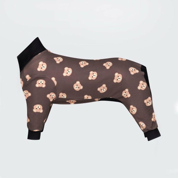 Dog Pajama – Bear Black | Spark Paws Dog and Owner Matching Sets Dog & Owner Matching Sets Bear Black