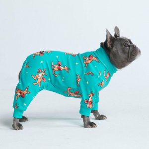 Dog Pajama – Boxing Kangaroo – Blue | Spark Paws Dog Pajama Onesies Dog Pajama Onesies Blue