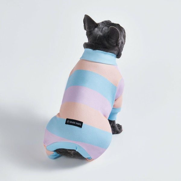 Dog Pajama – Cotton Candy | Spark Paws Dog Pajama Onesies Dog Pajama Onesies Cotton Candy