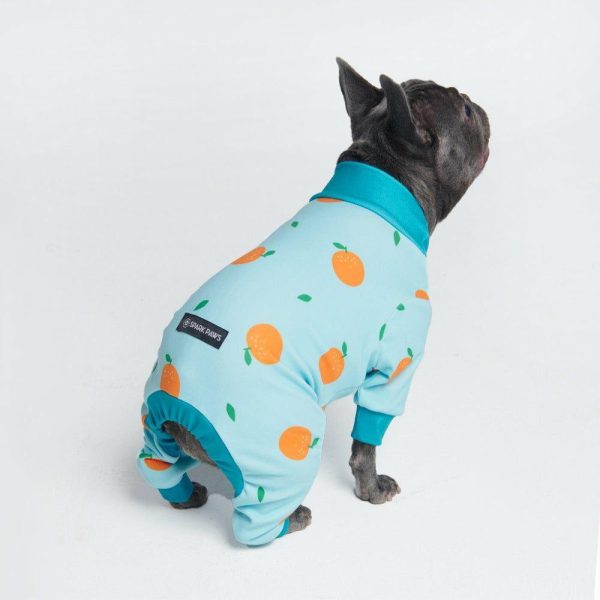 Dog Pajama – Oranges | Spark Paws Dog Pajama Onesies Dog Pajama Onesies Dog Pajama Onesies