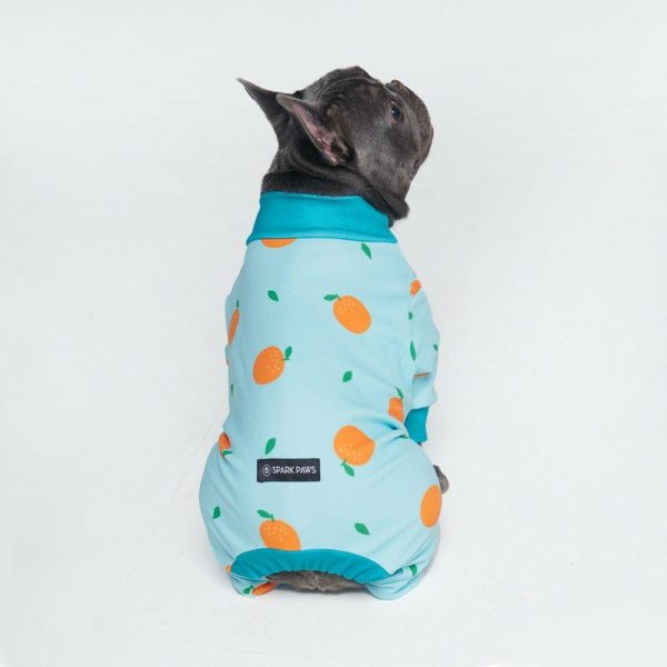 Dog Pajama – Oranges | Spark Paws Dog Pajama Onesies Dog Pajama Onesies Dog Pajama Onesies