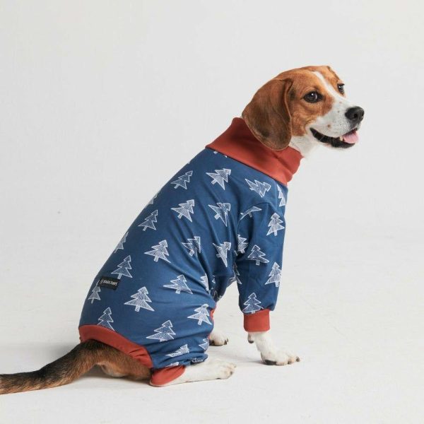 Dog Pajama – Pine Tree | Spark Paws Dog Pajama Onesies Dog Pajama Onesies Dog Pajama Onesies