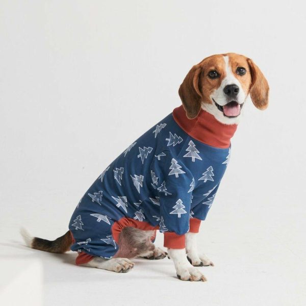 Dog Pajama – Pine Tree | Spark Paws Dog Pajama Onesies Dog Pajama Onesies Dog Pajama Onesies