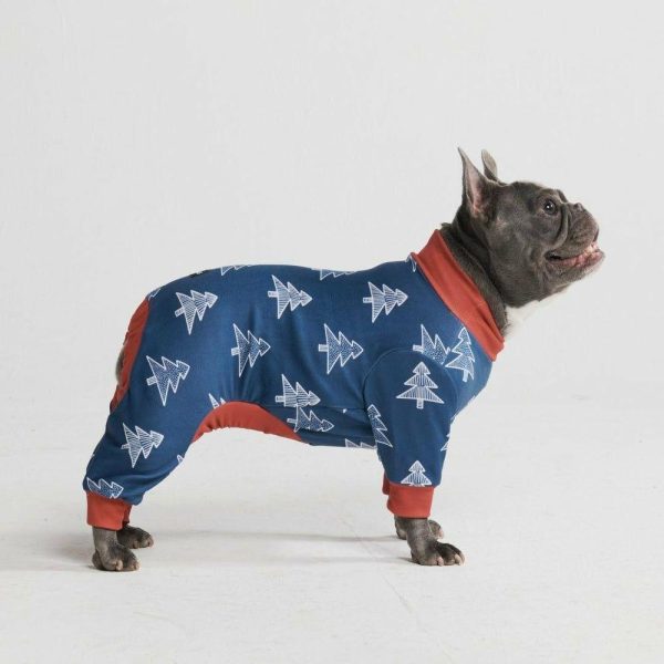 Dog Pajama – Pine Tree | Spark Paws Dog Pajama Onesies Dog Pajama Onesies Dog Pajama Onesies