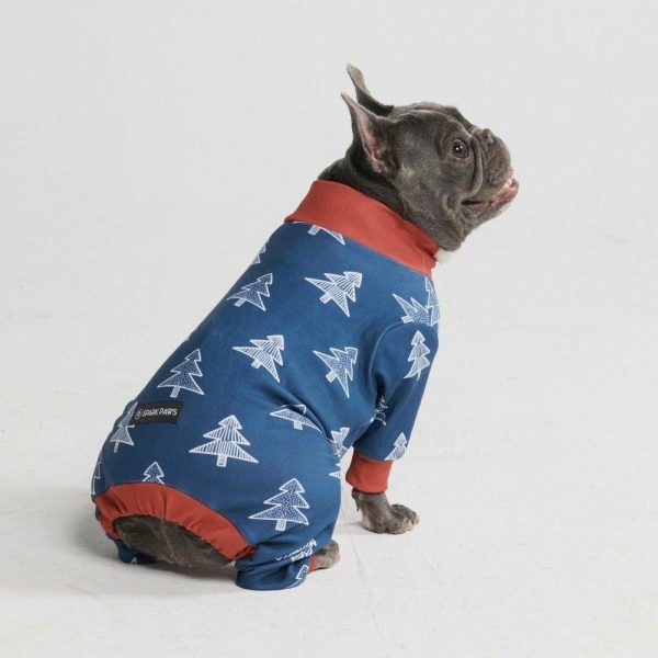 Dog Pajama – Pine Tree | Spark Paws Dog Pajama Onesies Dog Pajama Onesies Dog Pajama Onesies