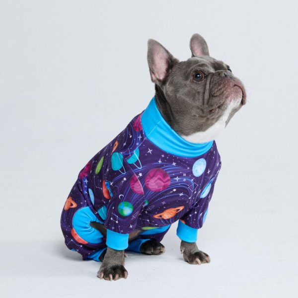 Dog Pajama – Planets | Spark Paws Dog Pajama Onesies Dog Pajama Onesies Dog Pajama Onesies