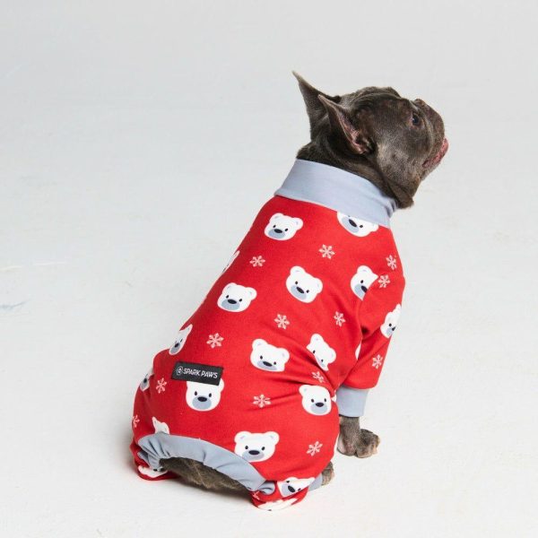 Dog Pajama – Polar Bear | Spark Paws Dog Pajama Onesies Dog Pajama Onesies Dog Pajama Onesies