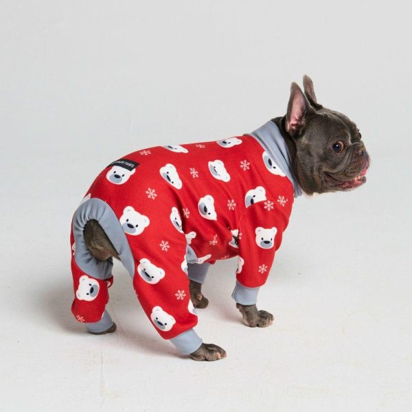 Dog Pajama – Polar Bear | Spark Paws Dog Pajama Onesies Dog Pajama Onesies Dog Pajama Onesies