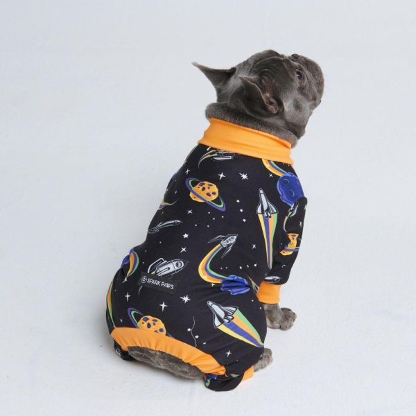 Dog Pajama – Space | Spark Paws Dog Pajama Onesies Dog Pajama Onesies Dog Pajama Onesies