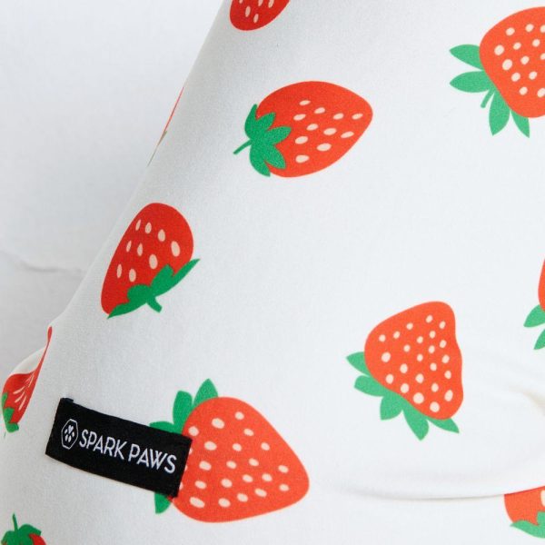 Dog Pajama – Strawberries | Spark Paws Dog Pajama Onesies Dog Pajama Onesies Dog Pajama Onesies