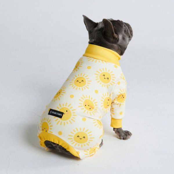 Dog Pajama – Sunshine | Spark Paws Dog Pajama Onesies Dog Pajama Onesies Dog Pajama Onesies