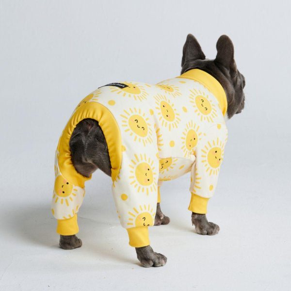 Dog Pajama – Sunshine | Spark Paws Dog Pajama Onesies Dog Pajama Onesies Dog Pajama Onesies