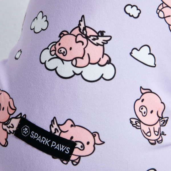 Dog Pajama – When Pigs Fly – Purple | Spark Paws Dog Pajama Onesies Dog Pajama Onesies Dog Pajama Onesies