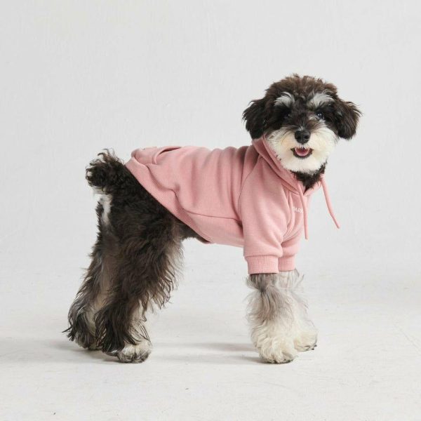 Essential Dog Hoodie – Dusty Pink | Spark Paws Dog Hoodies Dog & Owner Matching Sets Dog & Owner Matching Sets