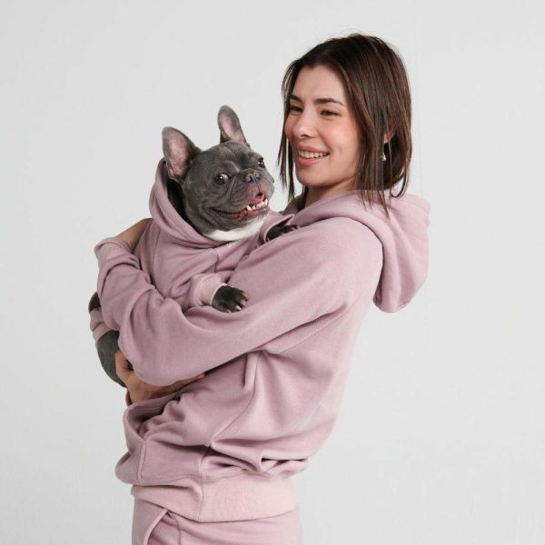 Essential Dog Hoodie – Purple Taupe | Spark Paws Dog and Owner Matching Sets Dog & Owner Matching Sets Dog & Owner Matching Sets