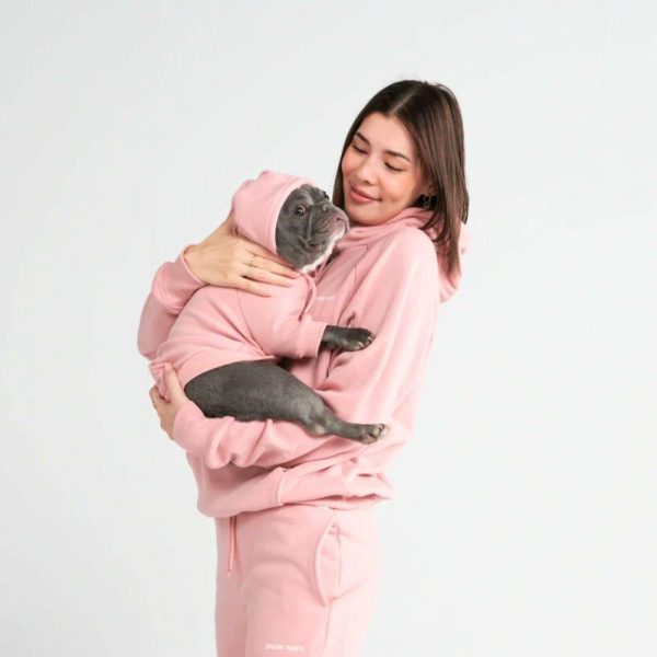 Essential Human Hoodie – Dusty Pink | Spark Paws Dog and Owner Matching Sets Dog & Owner Matching Sets Dog & Owner Matching Sets