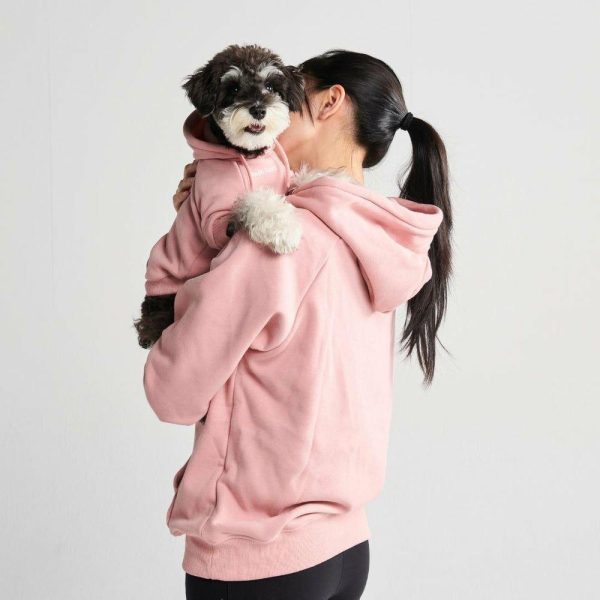 Essential Human Hoodie – Dusty Pink | Spark Paws Dog and Owner Matching Sets Dog & Owner Matching Sets Dog & Owner Matching Sets