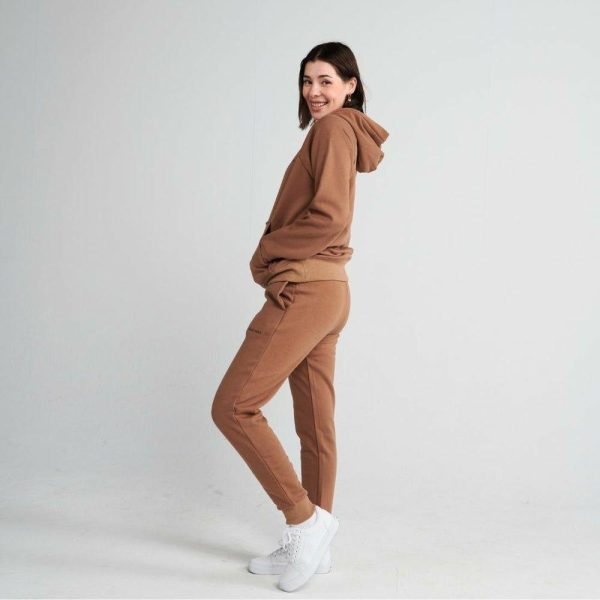 Essential Sweatpant – Chestnut Brown (SIZE M & L) | Spark Paws Dog and Owner Matching Sets Dog & Owner Matching Sets Chestnut Brown