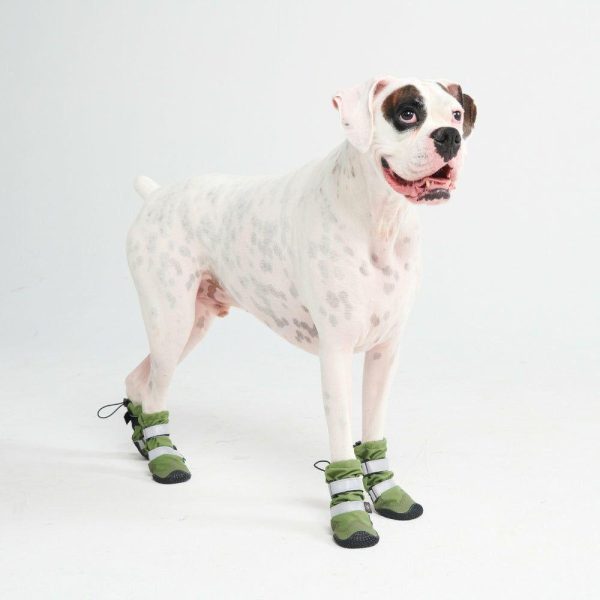 Flex Shell Water-resistant Dog Boots – Green | Spark Paws Dog Shoe & Boots Dog Shoe & Boots Dog Shoe & Boots