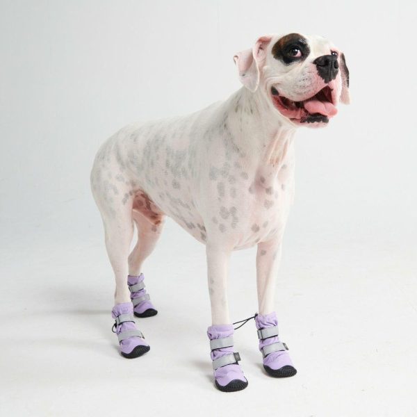 Flex Shell Water-resistant Dog Boots – Lilac | Spark Paws Dog Shoe & Boots Dog Shoe & Boots Dog Shoe & Boots