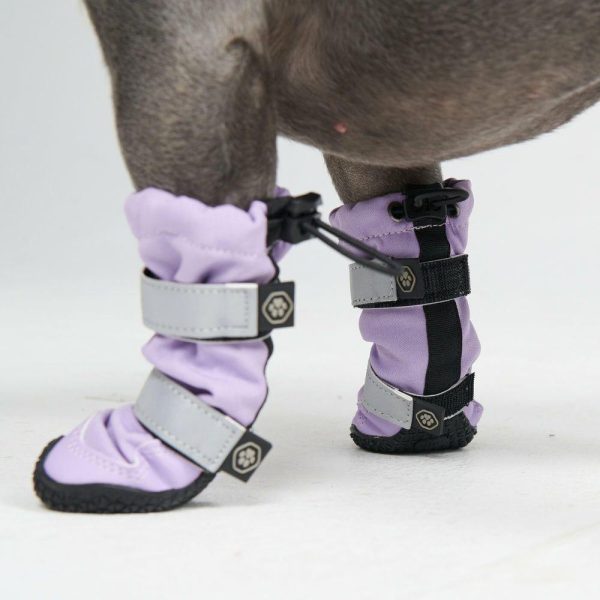 Flex Shell Water-resistant Dog Boots – Lilac | Spark Paws Dog Shoe & Boots Dog Shoe & Boots Dog Shoe & Boots