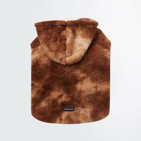 Fluffdreams Blanket Dog Hoodie – Mocha | Spark Paws Dog Hoodies Dog & Owner Matching Sets Dog & Owner Matching Sets