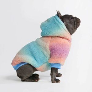 Fluffdreams Blanket Dog Hoodie – Pastel Icing | Spark Paws Dog Hoodies Dog & Owner Matching Sets Dog & Owner Matching Sets