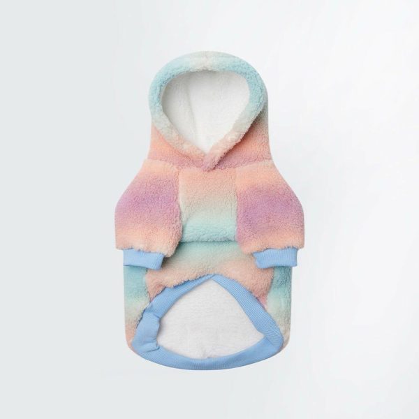 Fluffdreams Blanket Dog Hoodie – Pastel Icing | Spark Paws Dog Hoodies Dog & Owner Matching Sets Dog & Owner Matching Sets