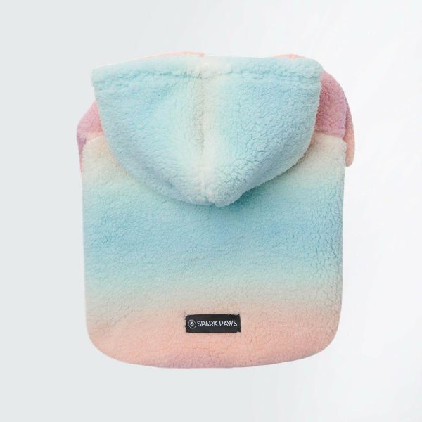 Fluffdreams Blanket Dog Hoodie – Pastel Icing | Spark Paws Dog Hoodies Dog & Owner Matching Sets Dog & Owner Matching Sets