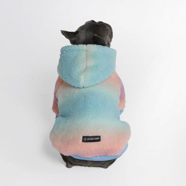 Fluffdreams Blanket Dog Hoodie – Pastel Icing | Spark Paws Dog Hoodies Dog & Owner Matching Sets Dog & Owner Matching Sets