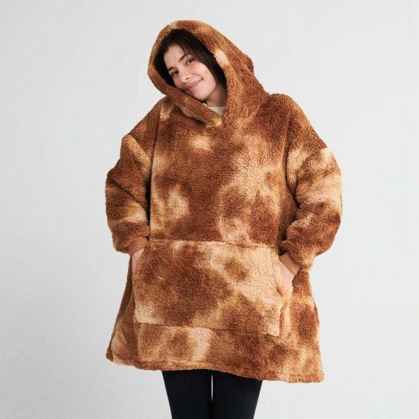 Fluffdreams Oversized Human Hoodie – Mocha | Spark Paws Dog and Owner Matching Sets Dog & Owner Matching Sets Dog & Owner Matching Sets