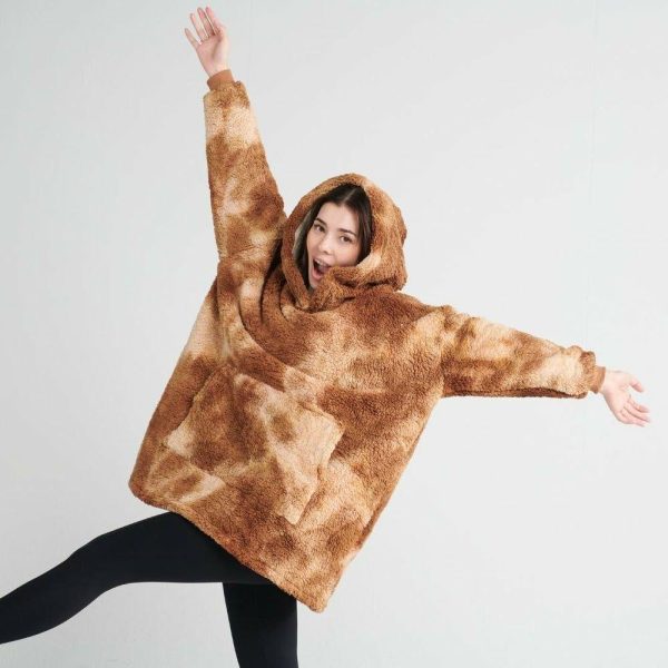 Fluffdreams Oversized Human Hoodie – Mocha | Spark Paws Dog and Owner Matching Sets Dog & Owner Matching Sets Dog & Owner Matching Sets