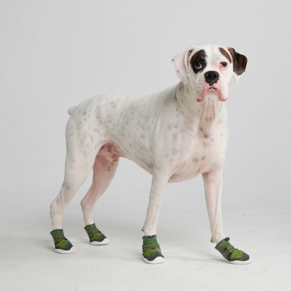 Hot Pavement Pawtector Dog Shoes – Green | Spark Paws Dog Shoe & Boots Dog Shoe & Boots Dog Shoe & Boots