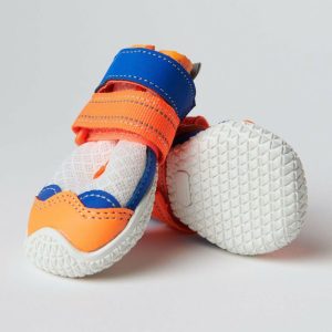 Hot Pavement Pawtector Dog Shoes – Orange Blue | Spark Paws Dog Shoe & Boots Walk Dog Shoe & Boots