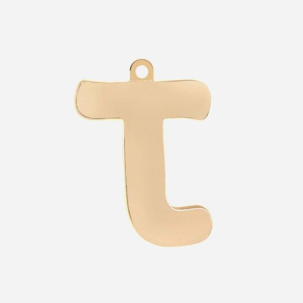 Initial Letter Jewelry Tag – J | Spark Paws Letter Jewelry Dog Tags Chains & Tags Gold