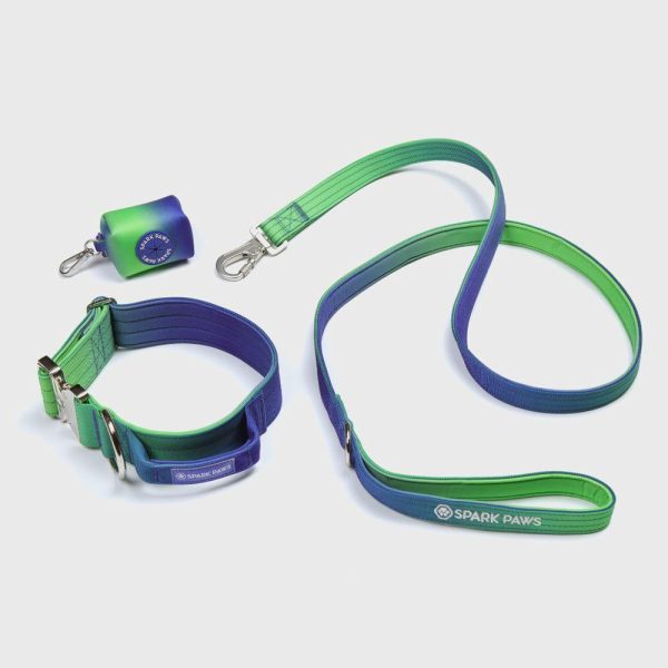 Poop Bag Holder- Lime Wave | Spark Paws Poop Bag Holder Poop Bag Holder Lime Wave