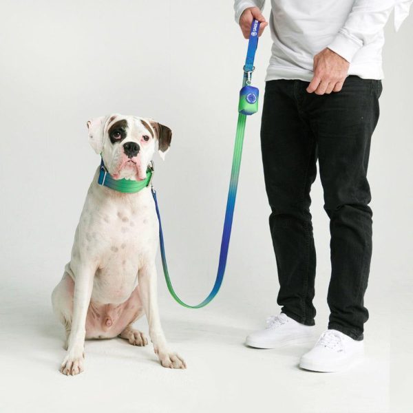 Poop Bag Holder- Lime Wave | Spark Paws Poop Bag Holder Poop Bag Holder Lime Wave